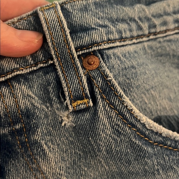 Levis Premium | Ribcage Straight Ankle Denim Jeans Mid Wash Size 29/8 Classic - Picture 14 of 14